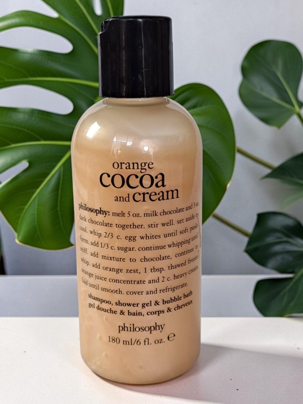 Philosophy Orange Cocoa & Cream Shampoo, Shower Gel & Bubble Bath 6 oz SEALED